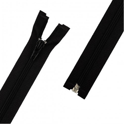 Молния спираль Т-5 220 см, черная, 17,5 г/м, КНР