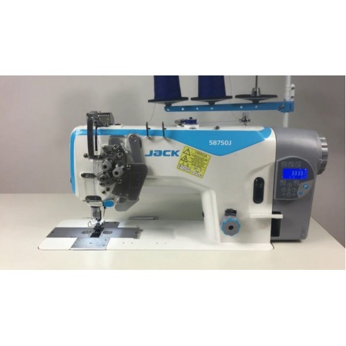 Двухигольная промышленная швейная машина JACK JK-58750J-405E (комплект)