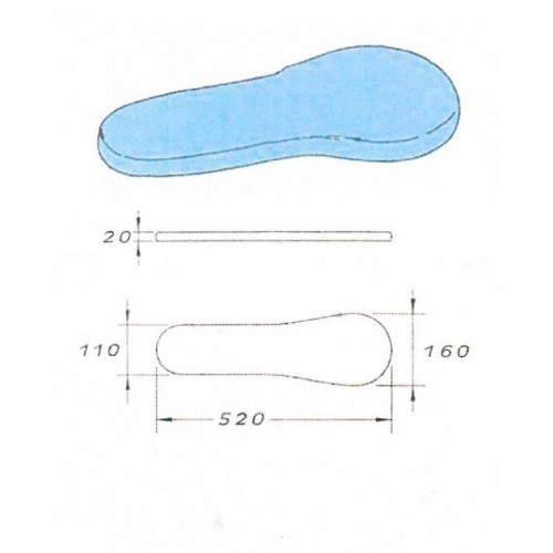 Колодка грушевидная Comel AKN-03D (Италия)