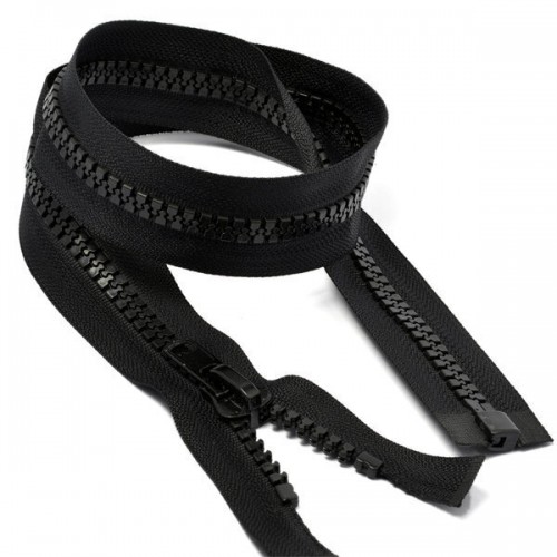 Молния трактор Т-8, 1 бегунок, 120 см, черная, 36 г/м, КНР