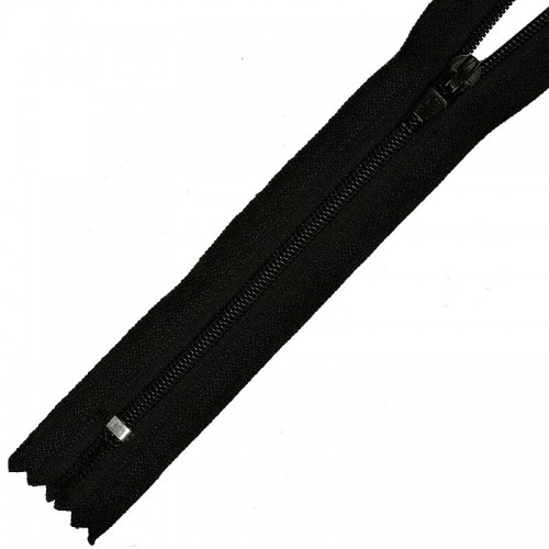 Молния спираль брючная Т-4, 18 см, 14,7 г/м, автомат, черная, КНР