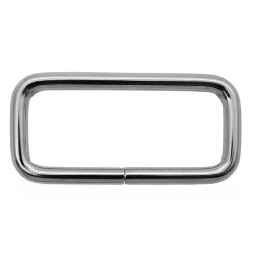 Рамка 32 мм прямоугольная, никель, оксид (100 шт)