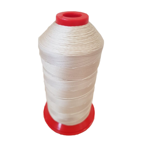 Нитки для изделий из кожи № 8, SP CF Polyester, 600 м, суровые, Турция