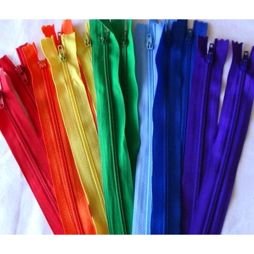 Молния спираль Т-5 н/р 18 см, цветная, КНР