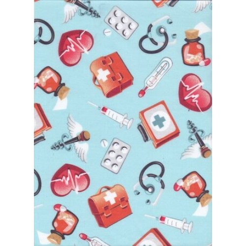Ткань Тиси 120 г/м2, Голубой Пилюлькин (арт. №2689), шир. 1,50 м