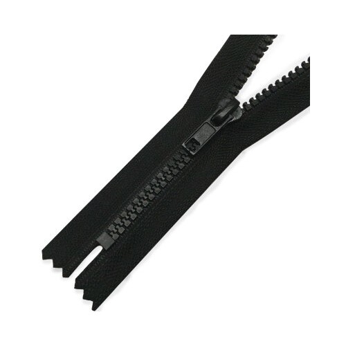 Молния трактор Т-8 н/р, 1 бегунок, 18 см, автомат, черная (36 г/м)