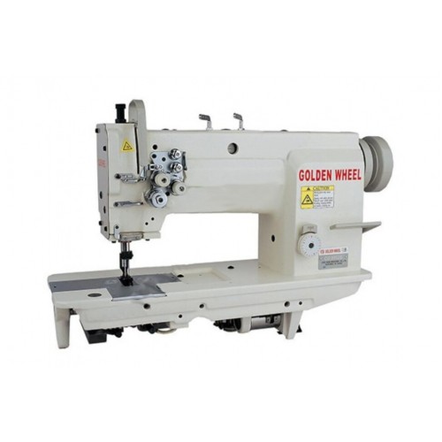 Двухигольная швейная машина челночного стежка Golden Wheel CS-8165S (комплект)