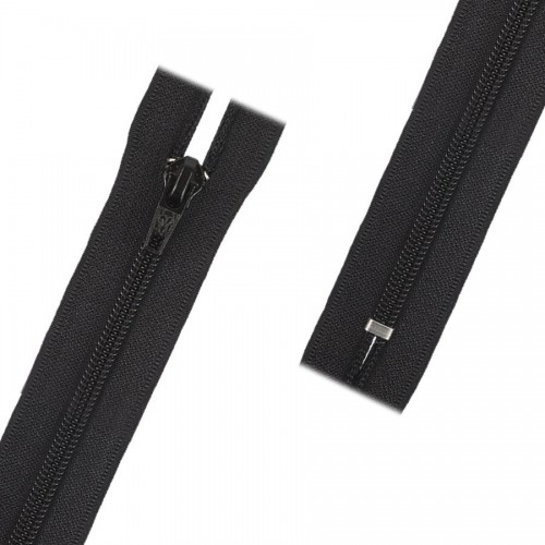 Молния спираль Т-5 н/р 35 см, черная, 17,5 г/м, КНР