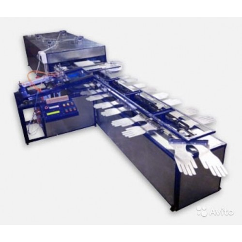 Полуавтоматическая линия Jack PVC для нанесения ПВХ покрытия на рабочие перчатки