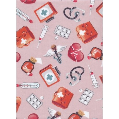 Ткань Тиси 120 г/м2, Розовый Пилюлькин (арт. №3689) шир. 1,50 м