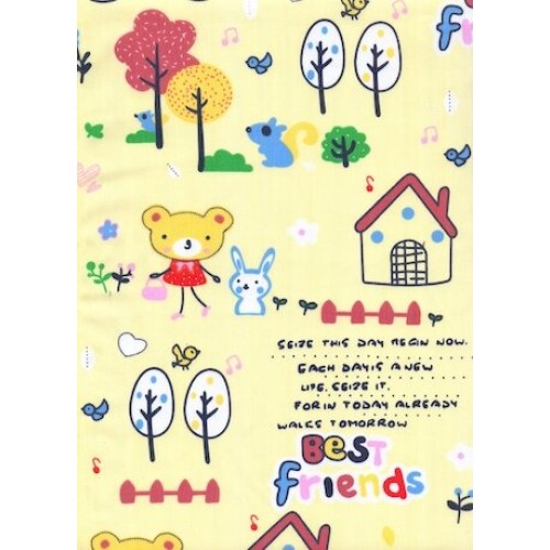 Ткань Тиси 120 г/м2, Фрэндс (арт. №4688) шир. 1,50 м