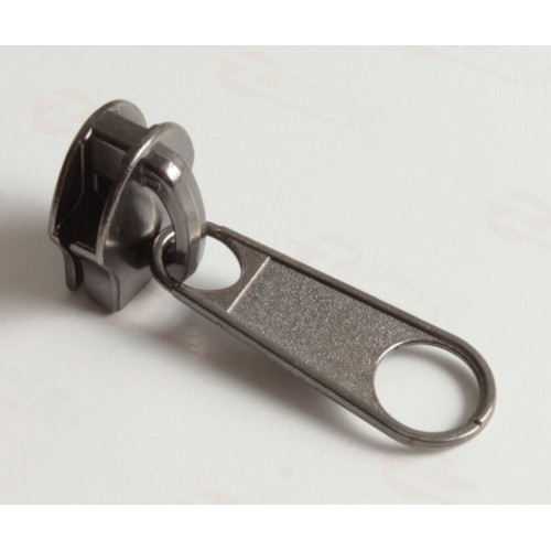 Бегунок для спирали Т-10, галантерейный, никель, черн. никель, упак. 100 шт