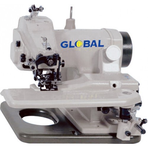 Одноигольная швейная машина потайного стежка Global BM 9352 (комплект)
