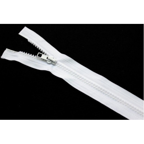 Молния трактор Т-5, 1 бегунок, 100 см, белая (22,4 г/м), КНР