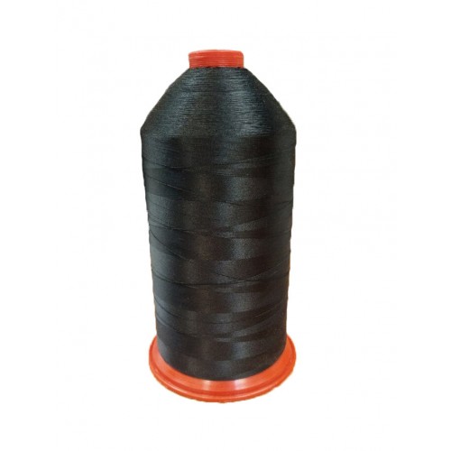 Нитки для стегального оборудования № 80, SP CF Polyester, 20 000 м, черные, Турция