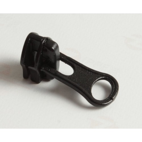 Бегунок для спирали Т-7, водонепроницаемый, галантерейный, черный, уп. 100 шт