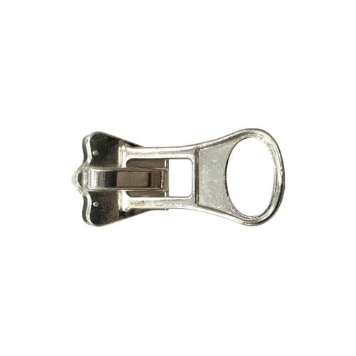 Бегунок для трактора Т-8 декор, с шир. пуллером, никель/т. никель, уп. 100 шт