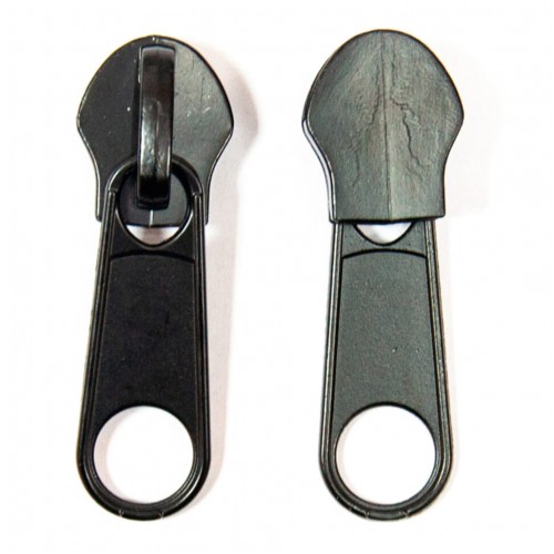 Бегунок для спирали Т-7, галантерейный, черный никель, упак. 100 шт