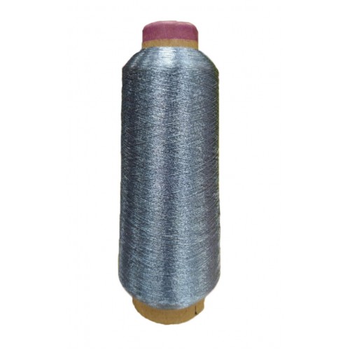 Нитки вышивальные металлизир. 150D, 5000 ярд, цв. 3076, голубой, КНР