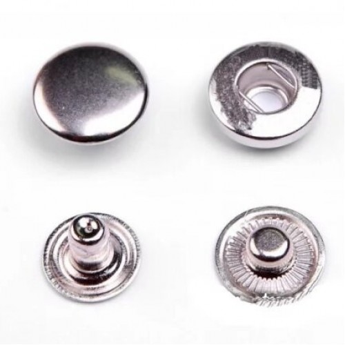 Кнопка 12,5 мм Т-54 АЛЬФА (оксид/ник./темн.ник./антик) 720 шт, Турция