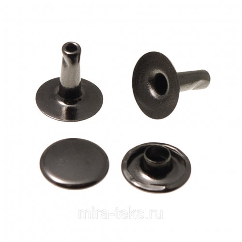 Хольнитен 6 мм, 1-стор. (оксид, ч.никель) 200 шт, Турция