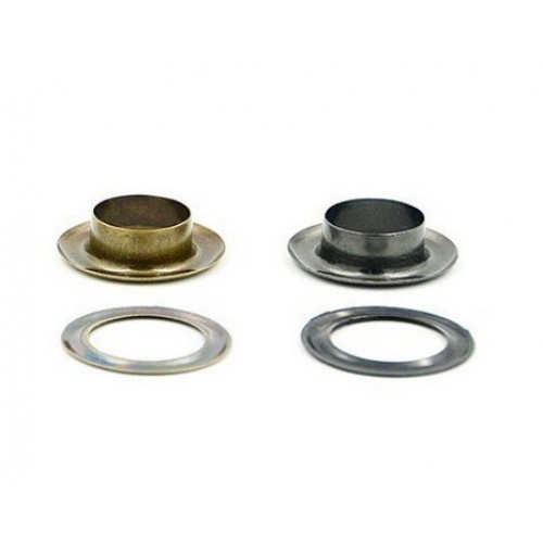 Люверсы 17 мм, оксид/антик/никель, 500 шт в 1 уп, Турция