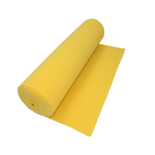 Поролон силиконизир. 6 мм, шир. 150 см Elastik soft, желтый, для утюжальных столов