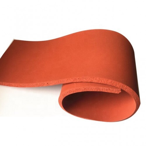 Поролон силиконизир. 10 мм, шир. 150 см Elastik micro, оранжевый, для утюжильных столов