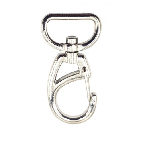 Карабин поворотный 20 х 48 мм металл никель (по 200 шт)