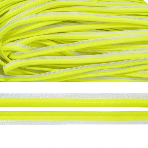 Кант СВ, 10 мм, арт. T204, 100% пэ, цв. лимон, 100 м